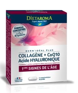 Derm'Idéal + - Anti-âge - Collagène, Co Q10 et Acide Hyaluronique